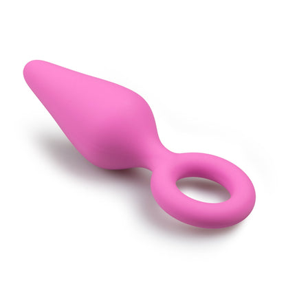 Roze Buttplug Met Trekring