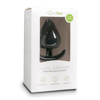 Anker buttplug - zwart, medium