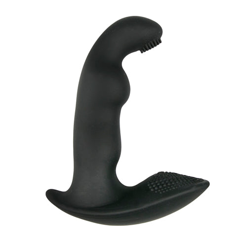 Dynamic Duke Geribbelde Prostaat Vibrator - Zwart