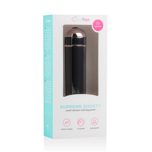 Supreme Shorty Mini Vibrator - Zwart