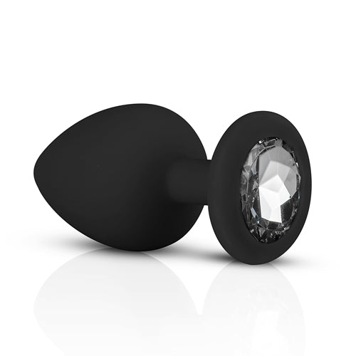 Siliconen Buttplug Met Diamant