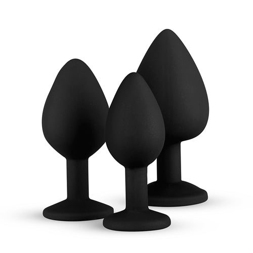 Siliconen Buttplug Met Diamant