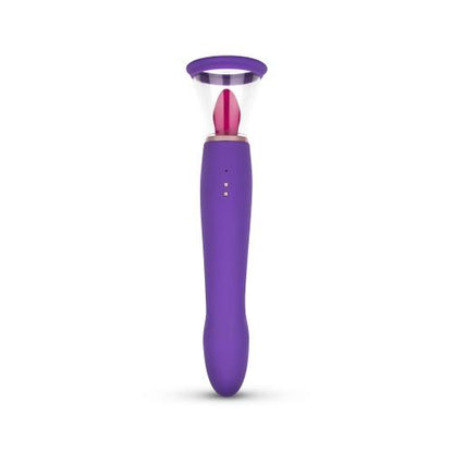 Pleasure Pump Met G-Spot Vibrator - Paars