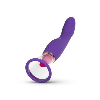 Pleasure Pump Met G-Spot Vibrator - Paars