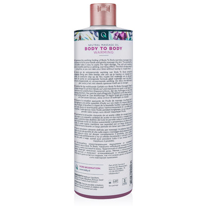 Exotiq Body To Body Verwarmende Massageolie - 500 ml