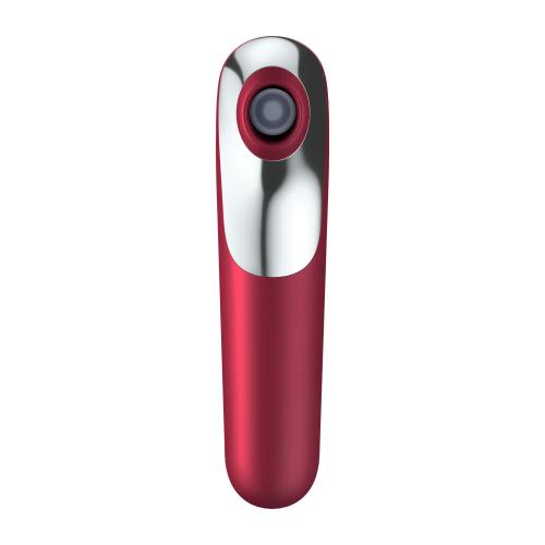 Satisfyer Dual Love Luchtdrukvibrator- Rood