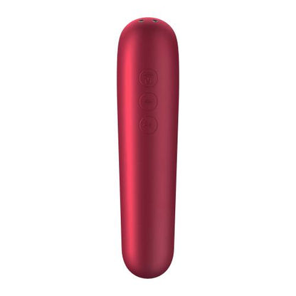 Satisfyer Dual Love Luchtdrukvibrator- Rood