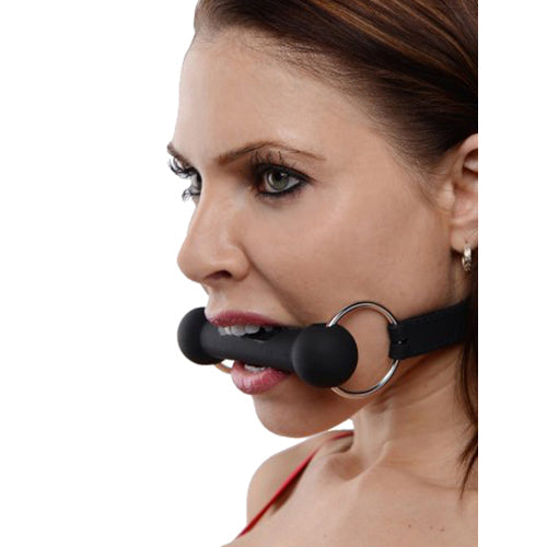 Mr. Ed Lockable SILICONE Horse Bit Gag