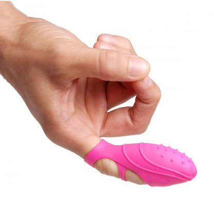 Siliconen G-Spot Vinger Vibrator - Roze