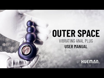 Hueman - Outer Space Vibrerende Buttplug