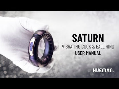 Hueman - Saturn Vibrerende Cock/Ball Ring